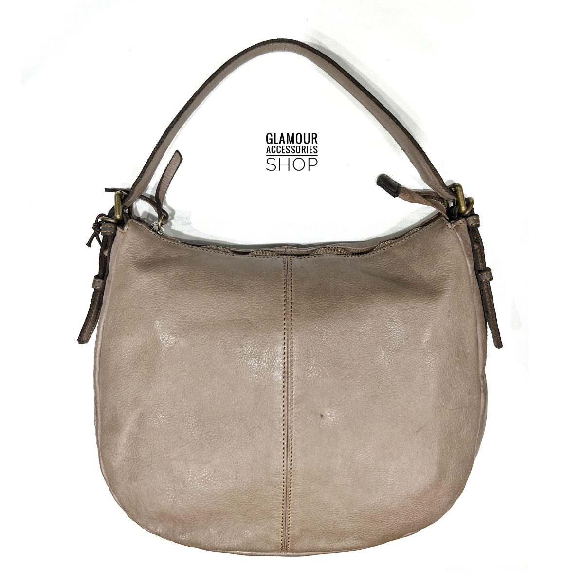 BORSA donna sacca piccola vera pelle  MADE IN ITALY artigianale - immagine 20