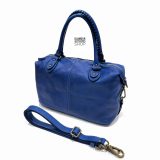 Borsa bauletto donna vera pelle lavata vintage artigianale MADE IN ITALY FIXY - immagine 2